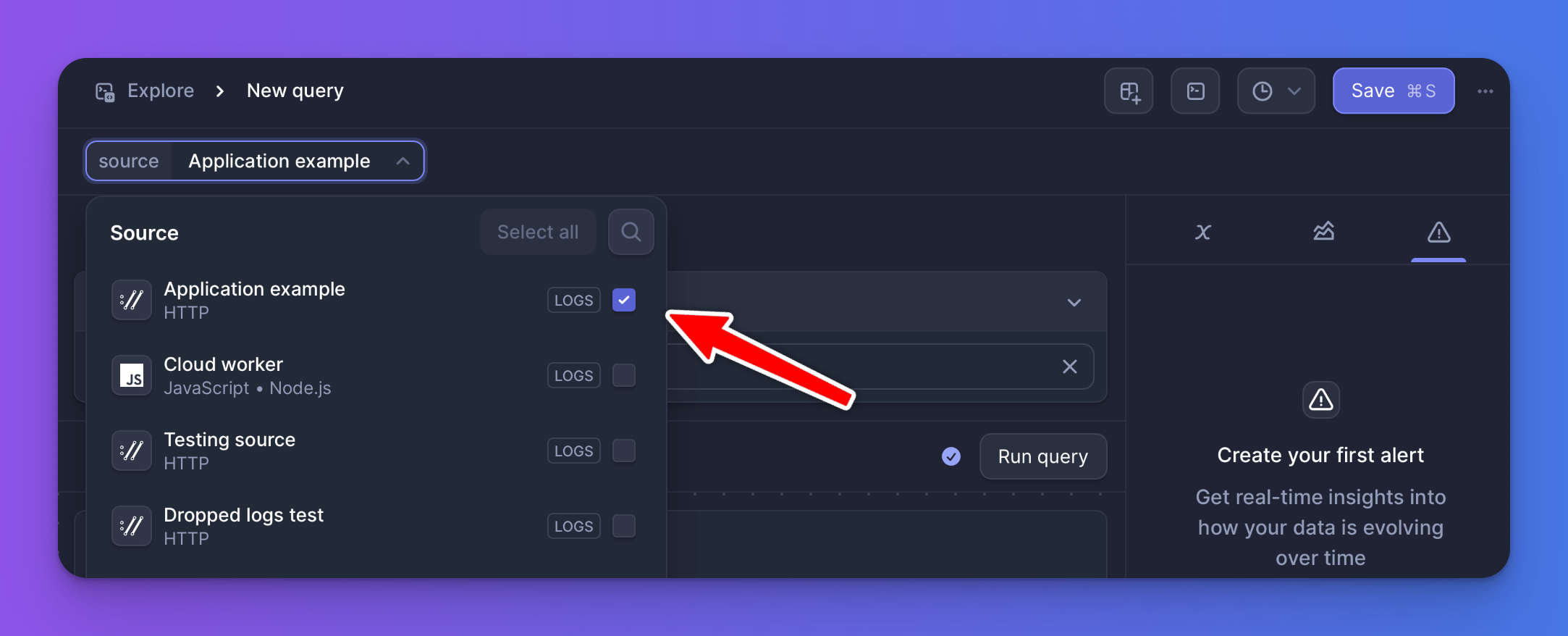 Querying a single source
