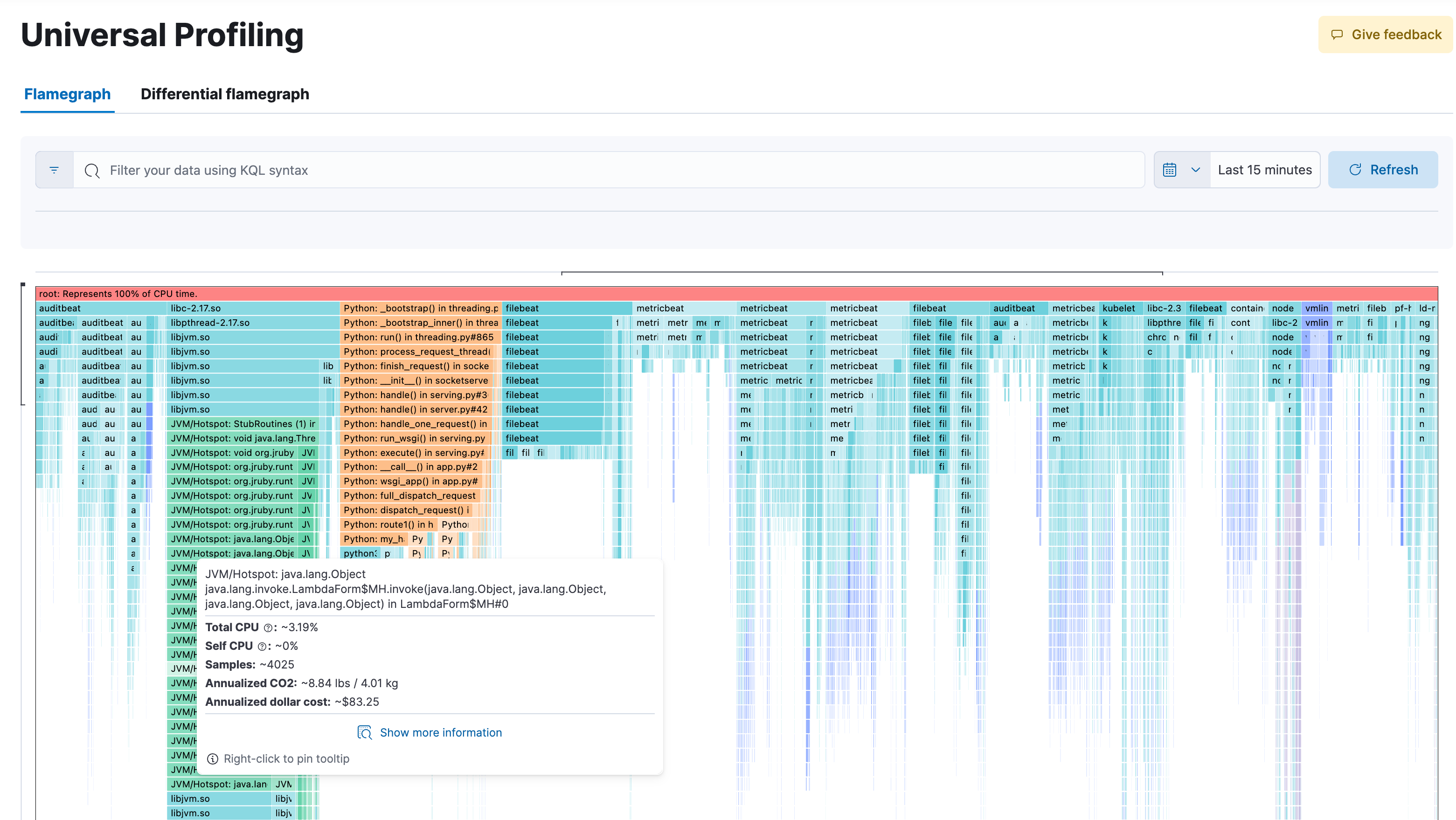 Elastic Profiling