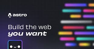 Screenshot of Astro homepage
