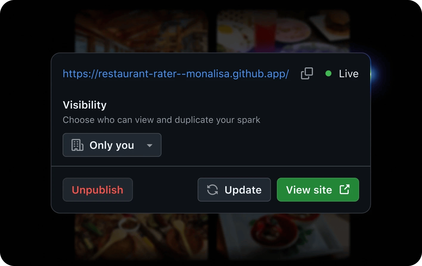 GitHub Spark integration