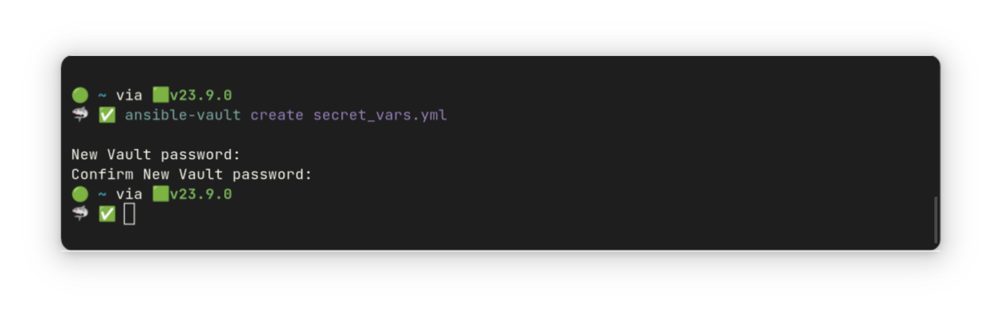Ansible vault