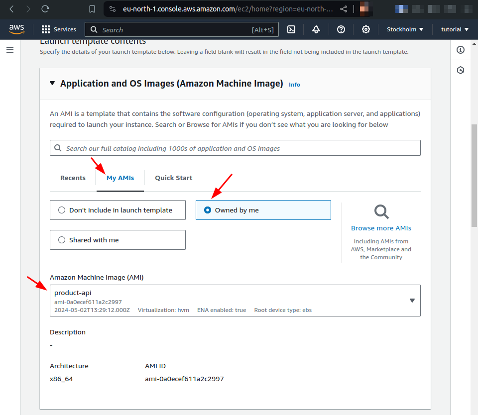 application and os images