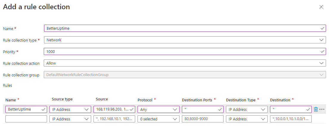 Azure ips