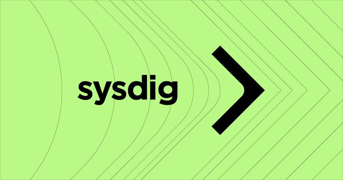 Sysdig Architecture
