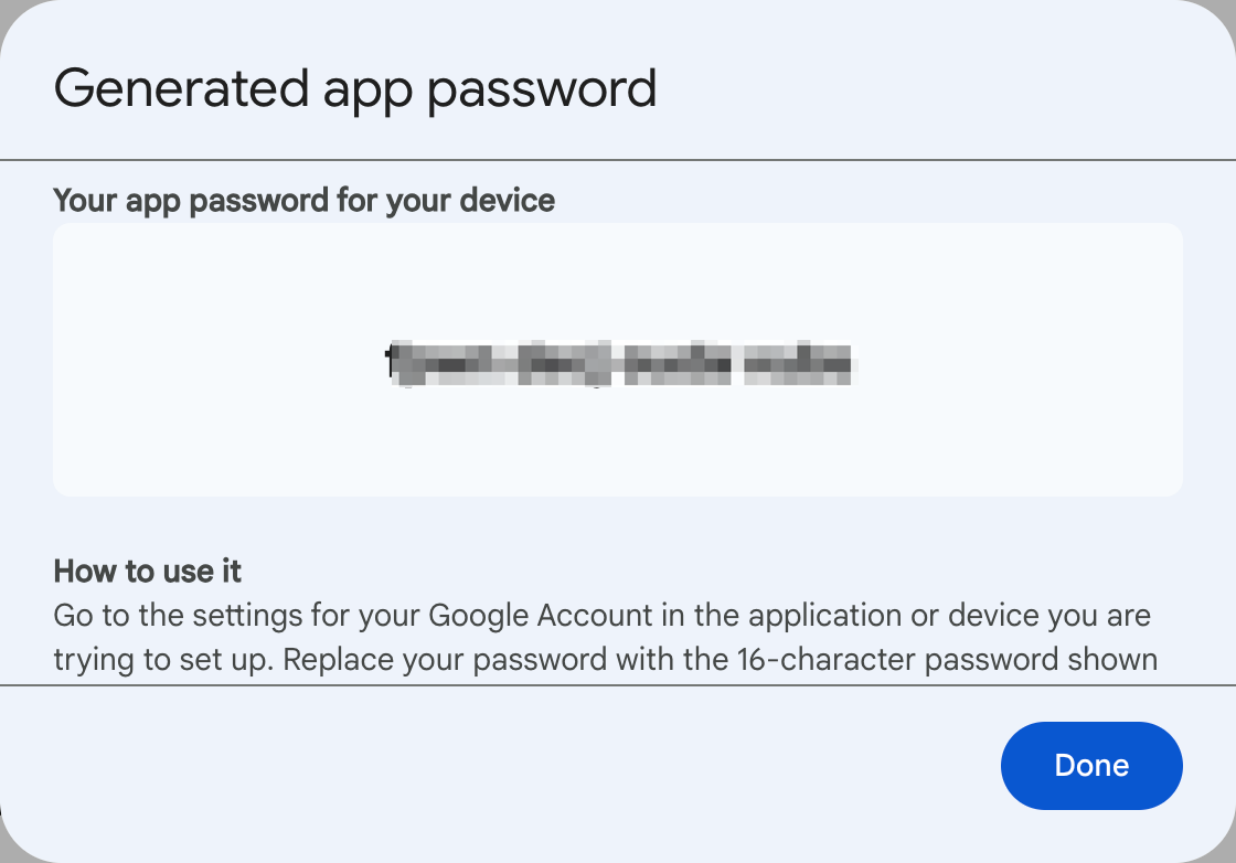 Screenshot showing app popup