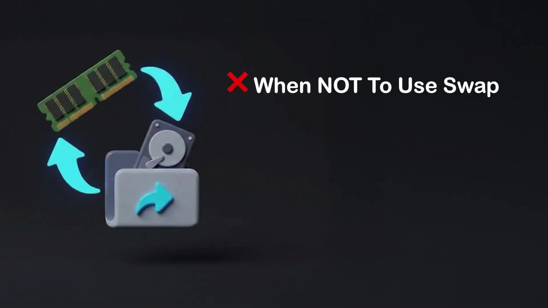 When not to use swap