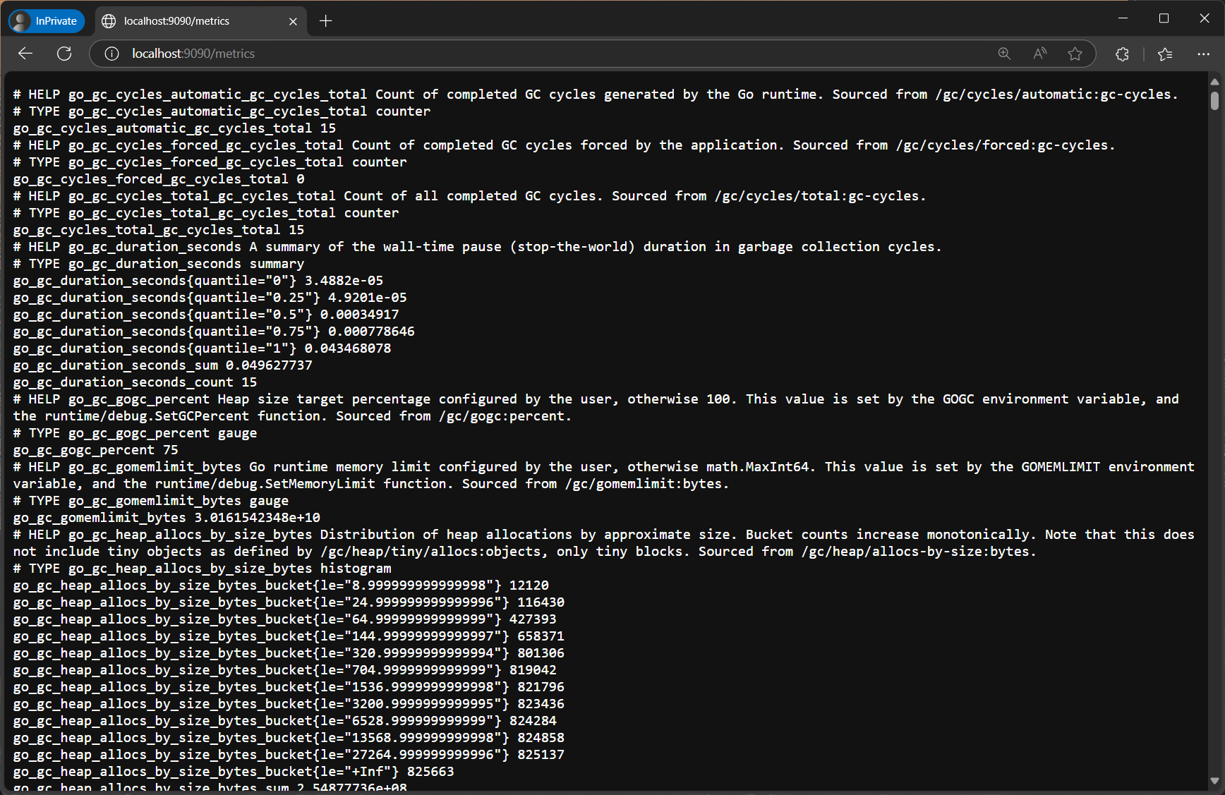 PROMETHEUS TARGETS SCREENSHOT