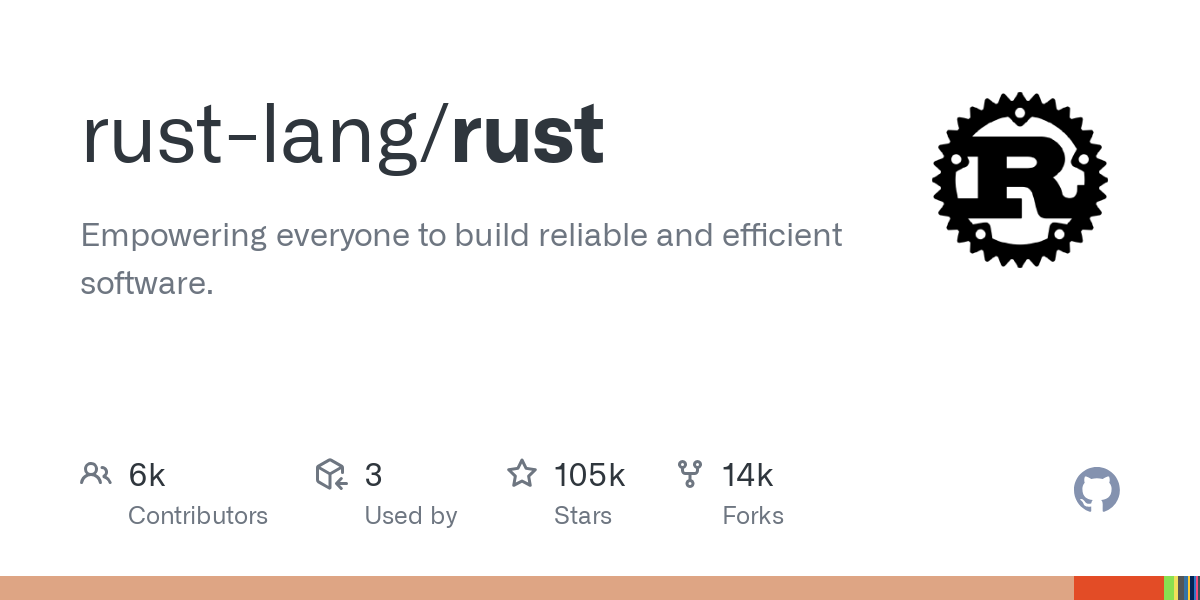 Screenshot of Rust