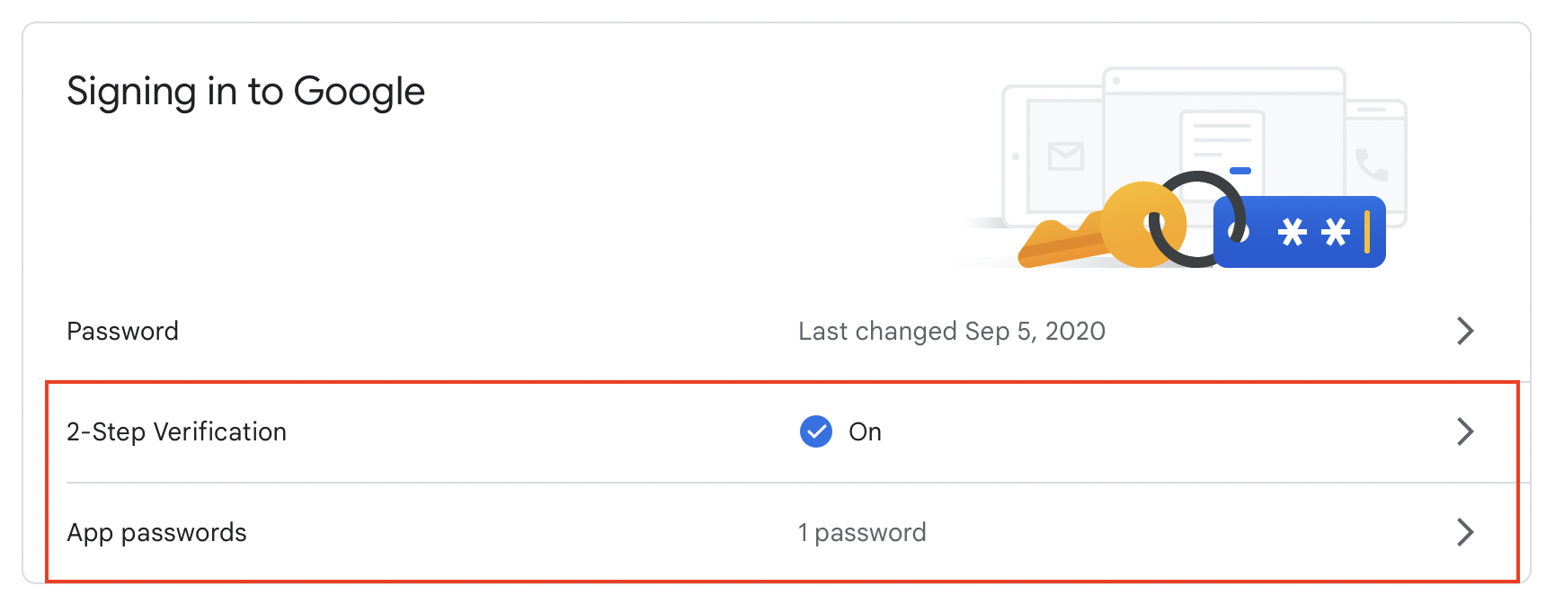 Google My Account