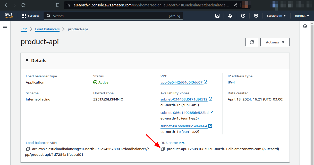 view load balancer
