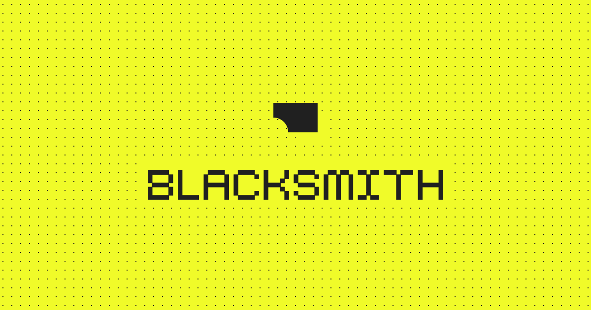 Screenshot of Blacksmith UI