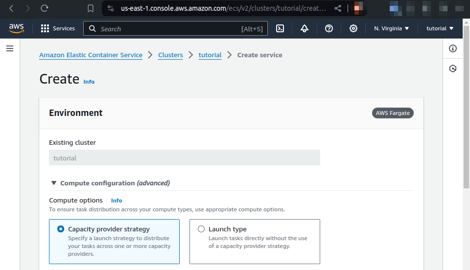 create service form