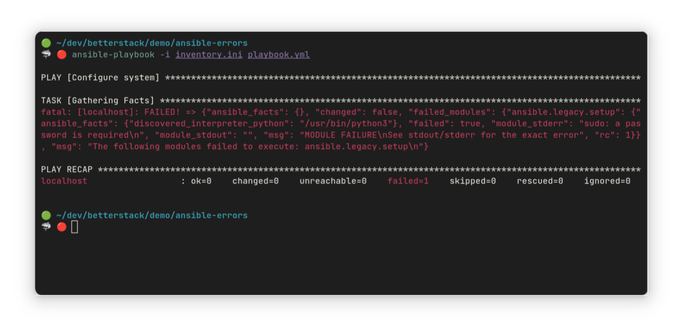 Privilege escalation errors