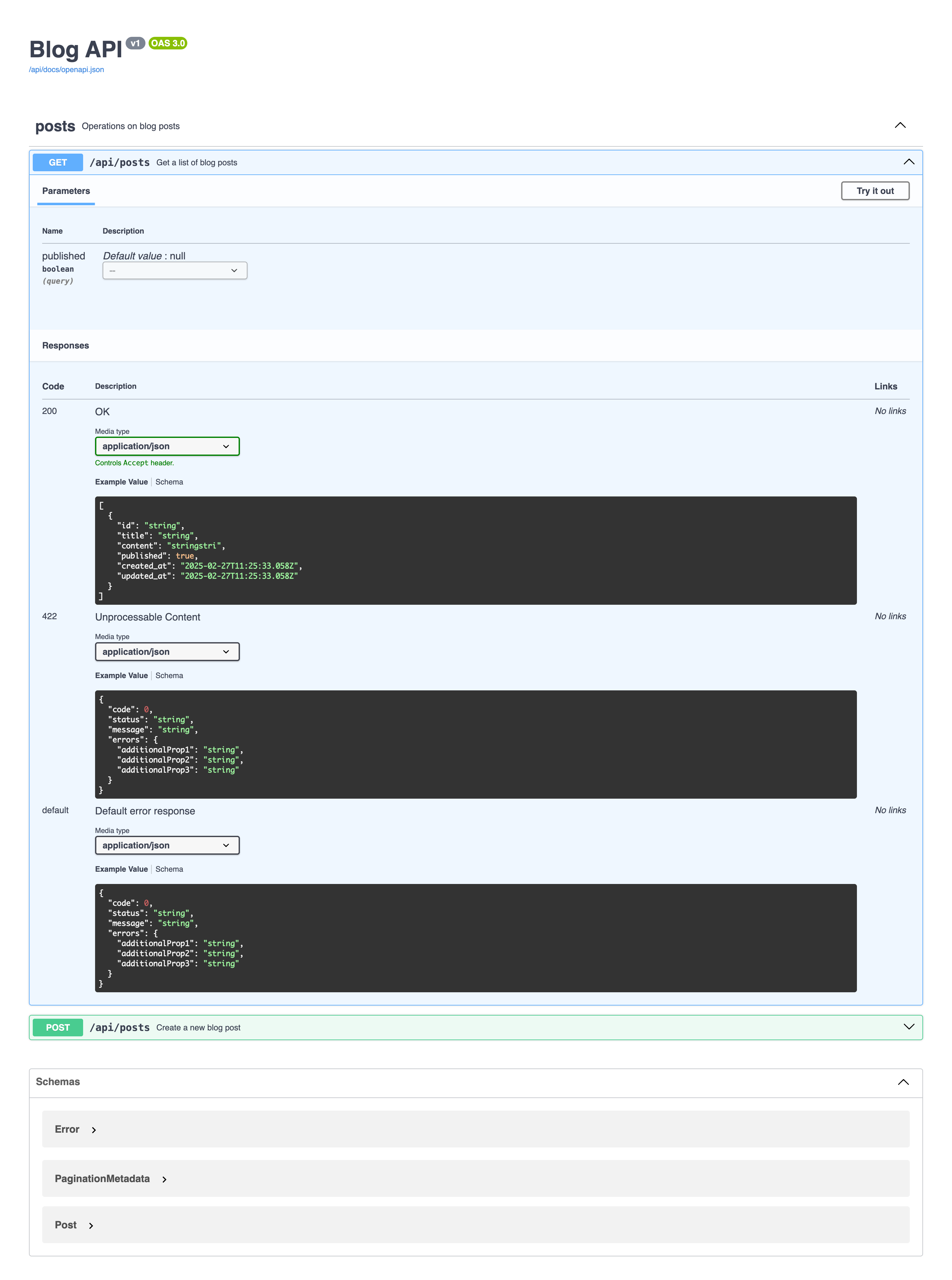 GET endpoint in the documentation