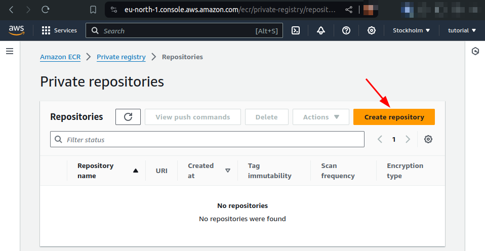 start creating repository