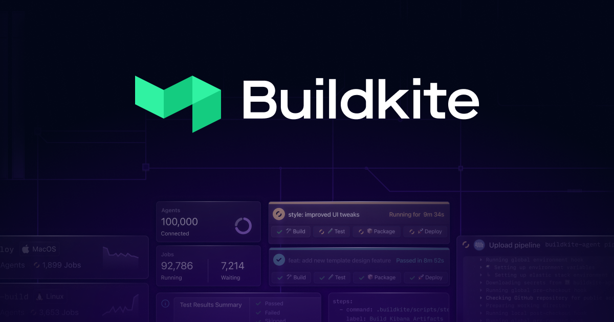 Screenshot of Buildkite