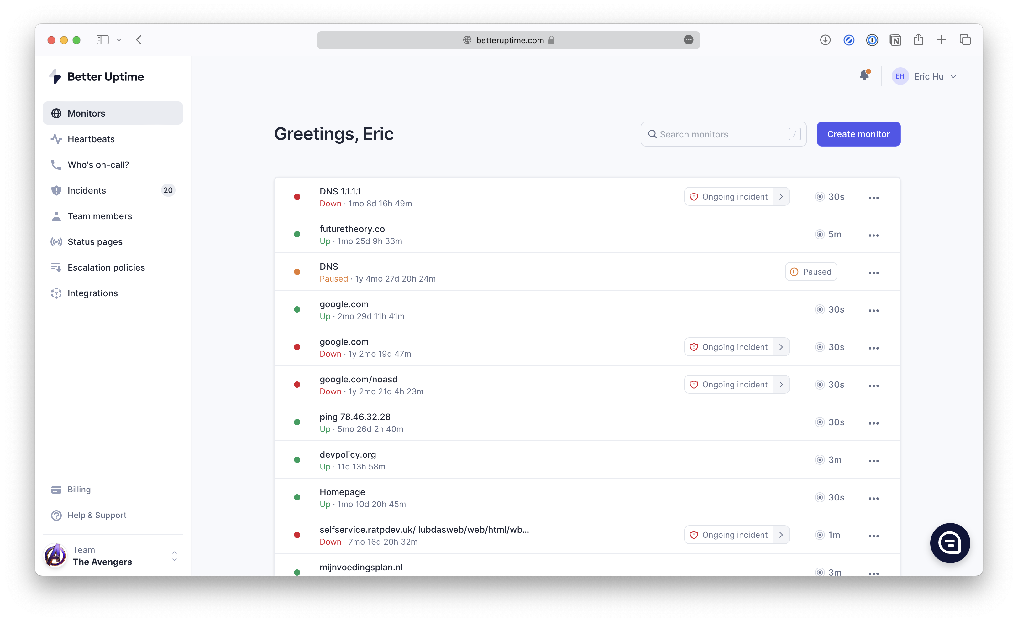 Better Stack Uptime