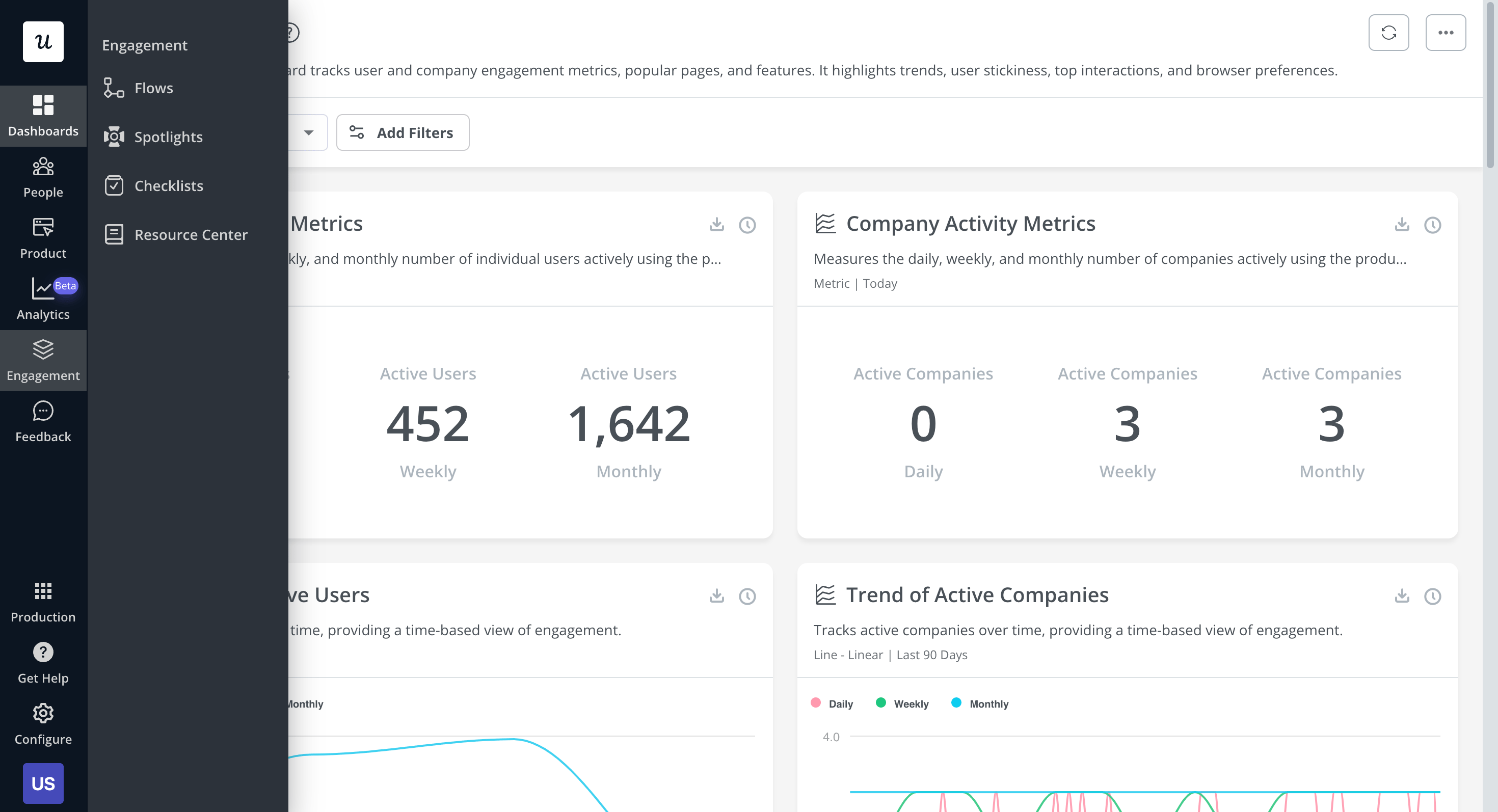 Userpilot product onboarding and analytics