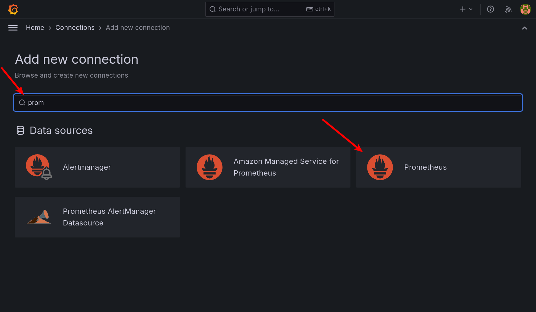Grafana data source