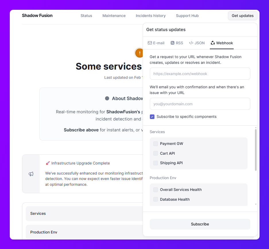 Status page subscriptions - Webhook.png