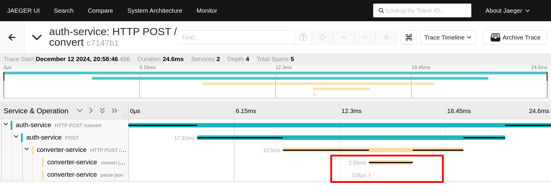 Custom Node.js spans in Jaeger