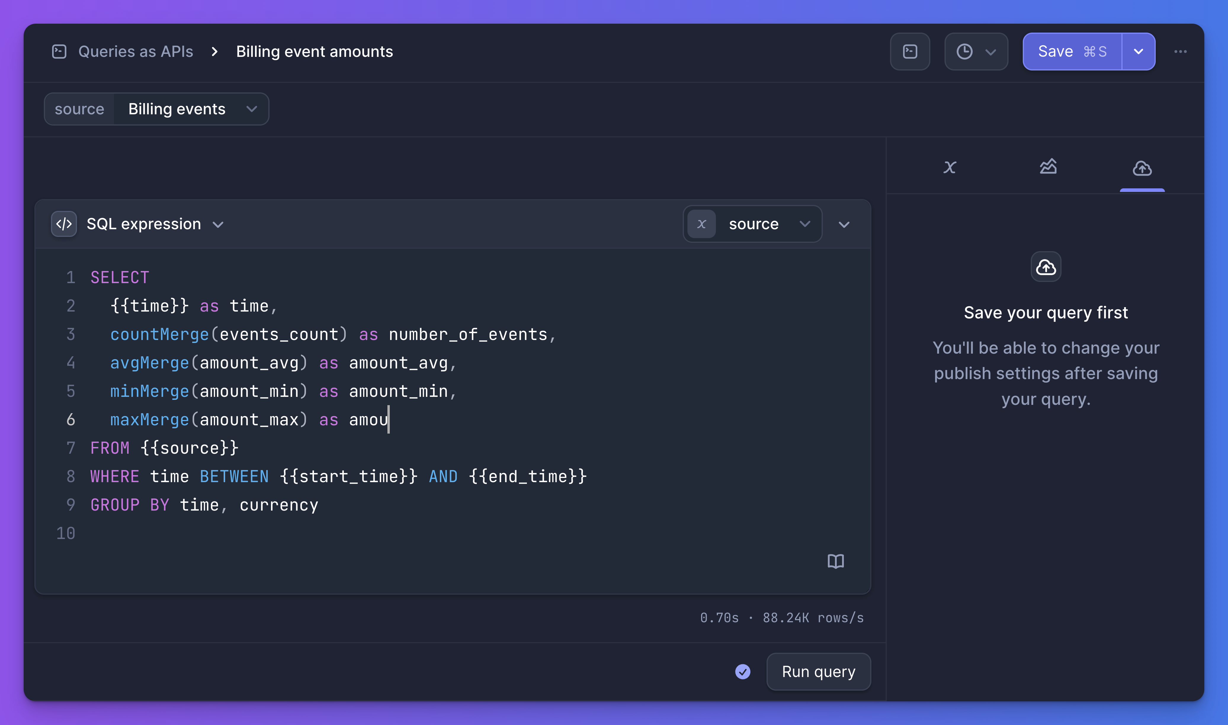 Creating a client-facing API