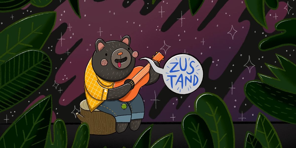 Screenshot of Zustand GitHub page