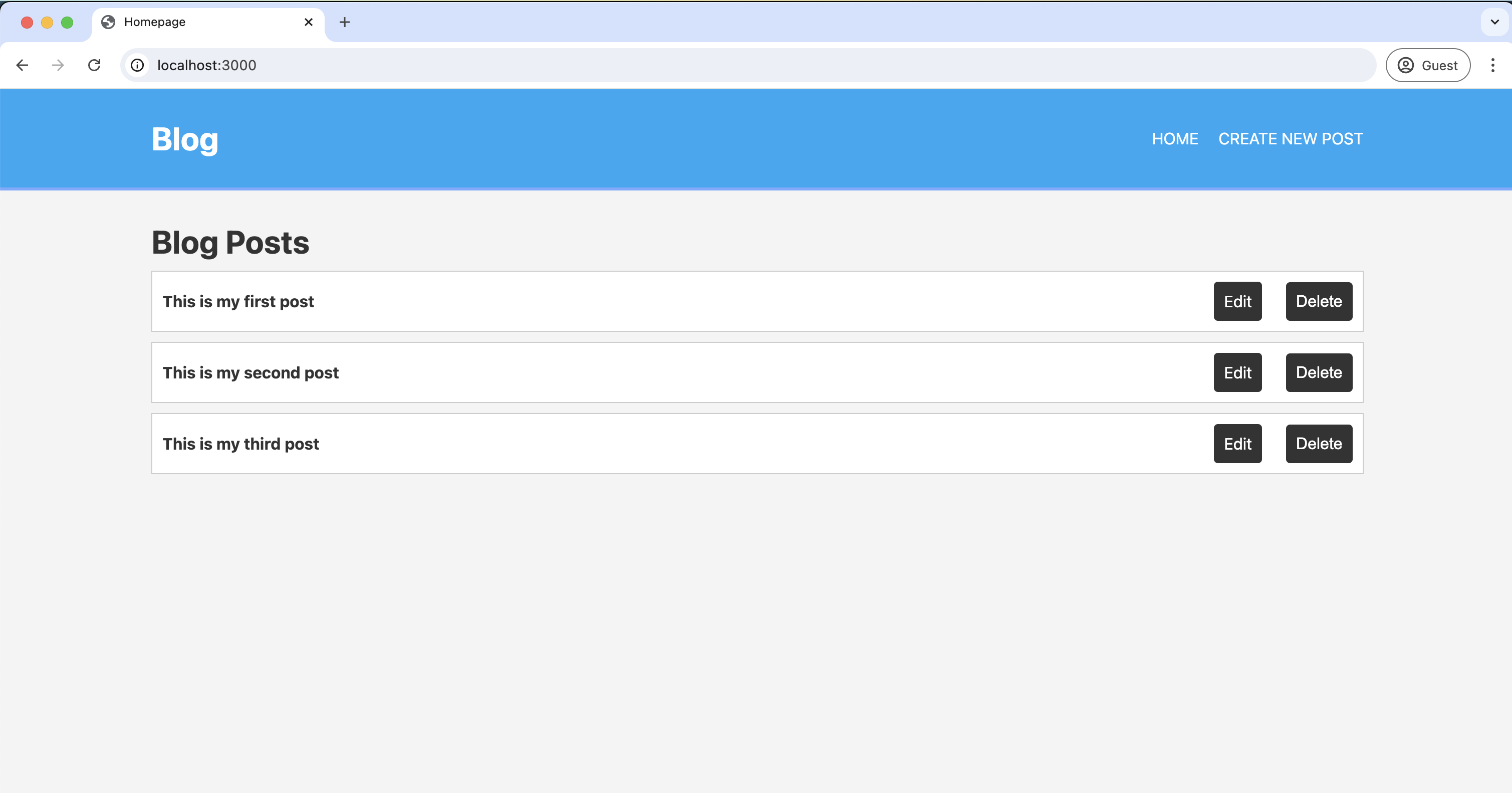 Screenshot of the application you will build in this tutorial