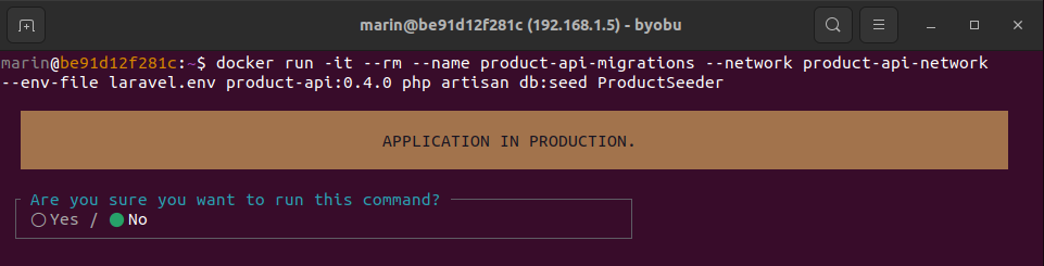 Pending seed prompt