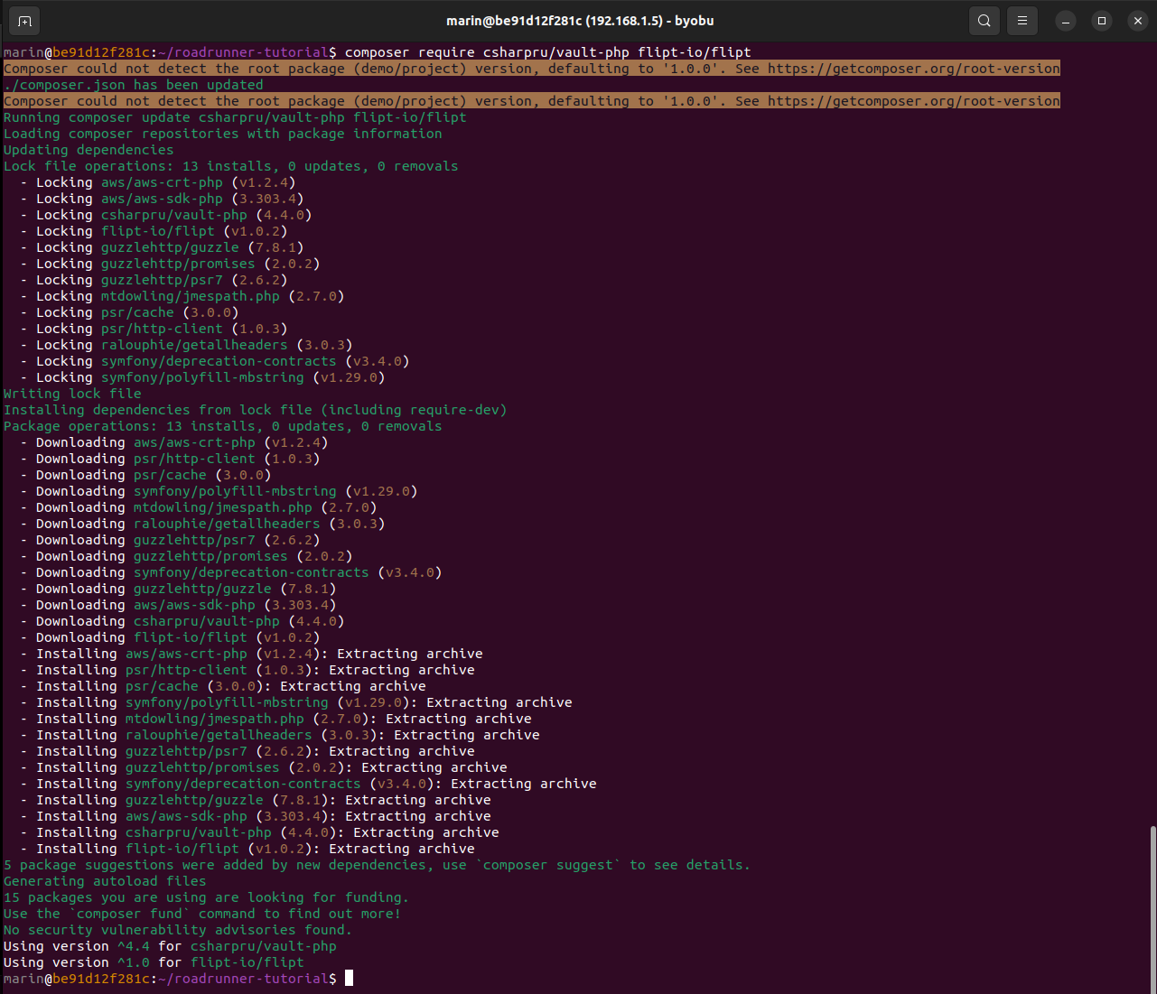 composer require csharpru/vault-php flipt-io/flipt